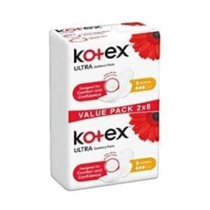 KOTEX ULTRA THIN NORMAL PADS DUOS 16s