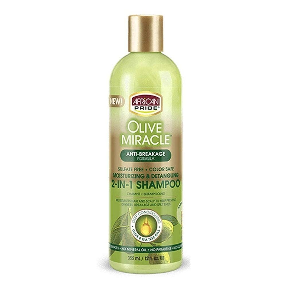 African Pride Olive Miracle 2 in 1 Shampoo & Conditioner