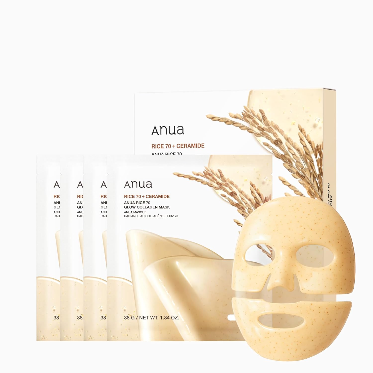 ANUA Rice 70 Glow Collagen Overnight Mask