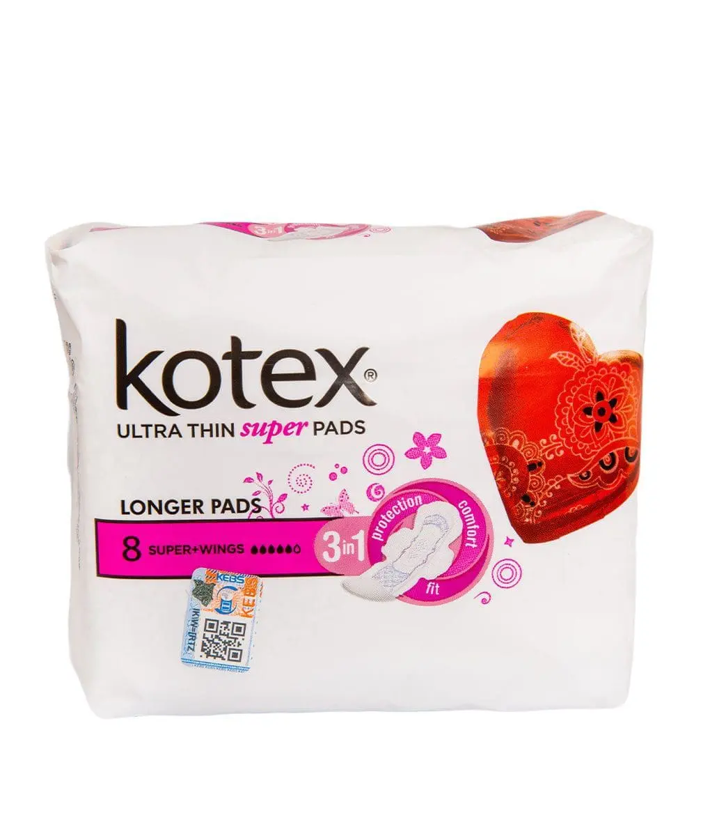 KOTEX ULTRA THIN PADS SUPER 8s