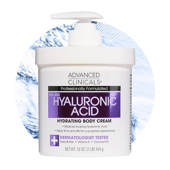 Advanced Clinicals Hyaluronic Acid Moisturizer