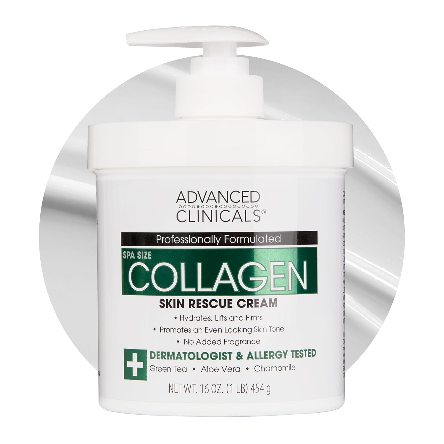 Advanced Clinicals Collagen Cream Body Lotion