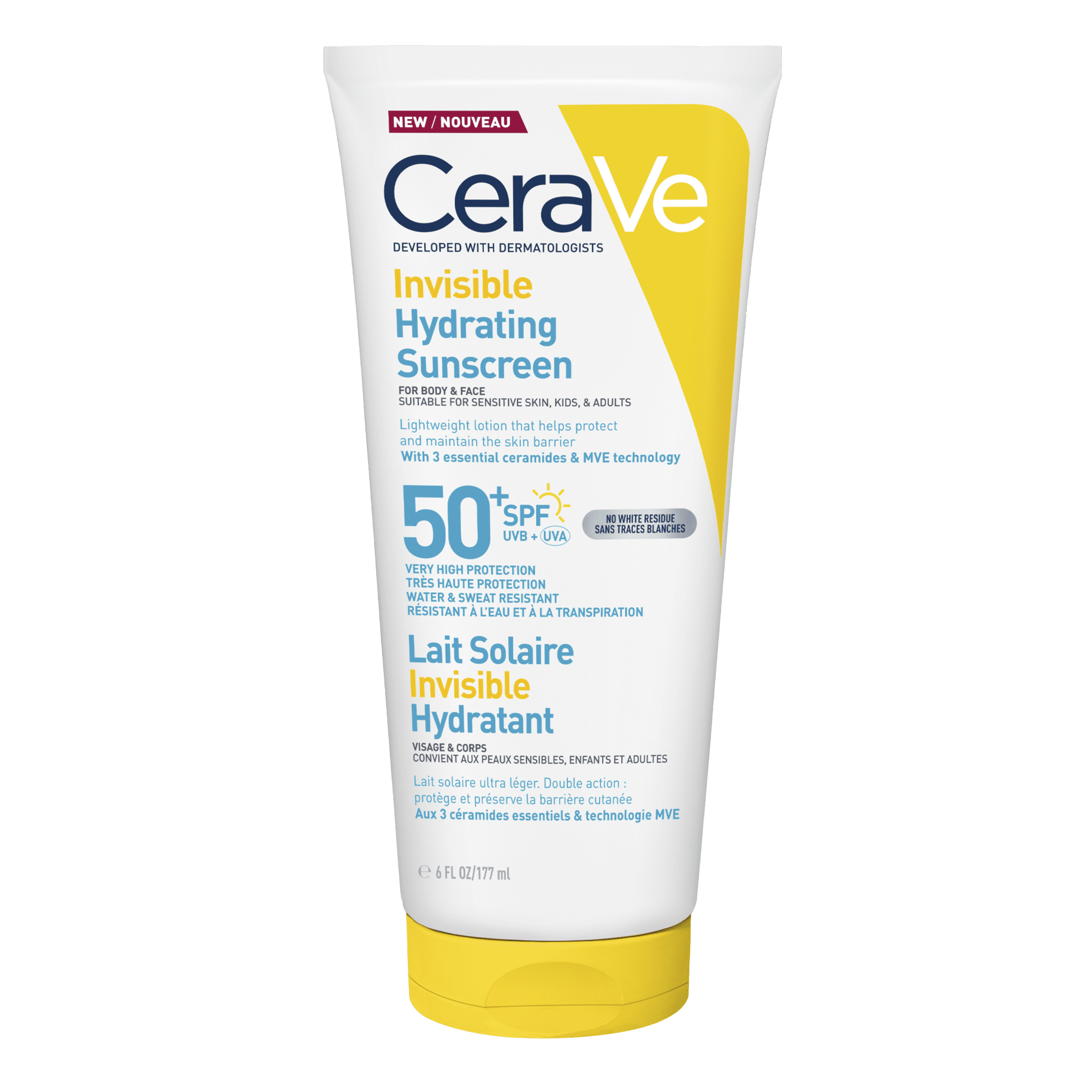 CERAVE INVISIBLE HYDRATING SUNSCREEN SPF 50 177 ML