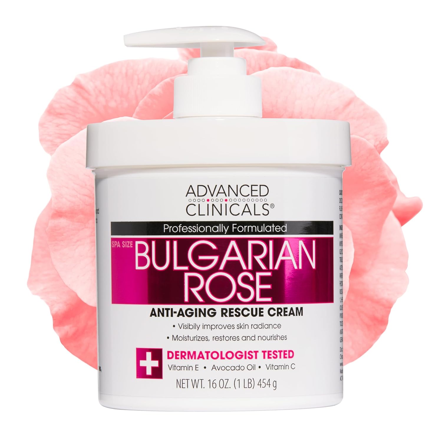 Advanced Clinicals Bulgarian Rose Lotion