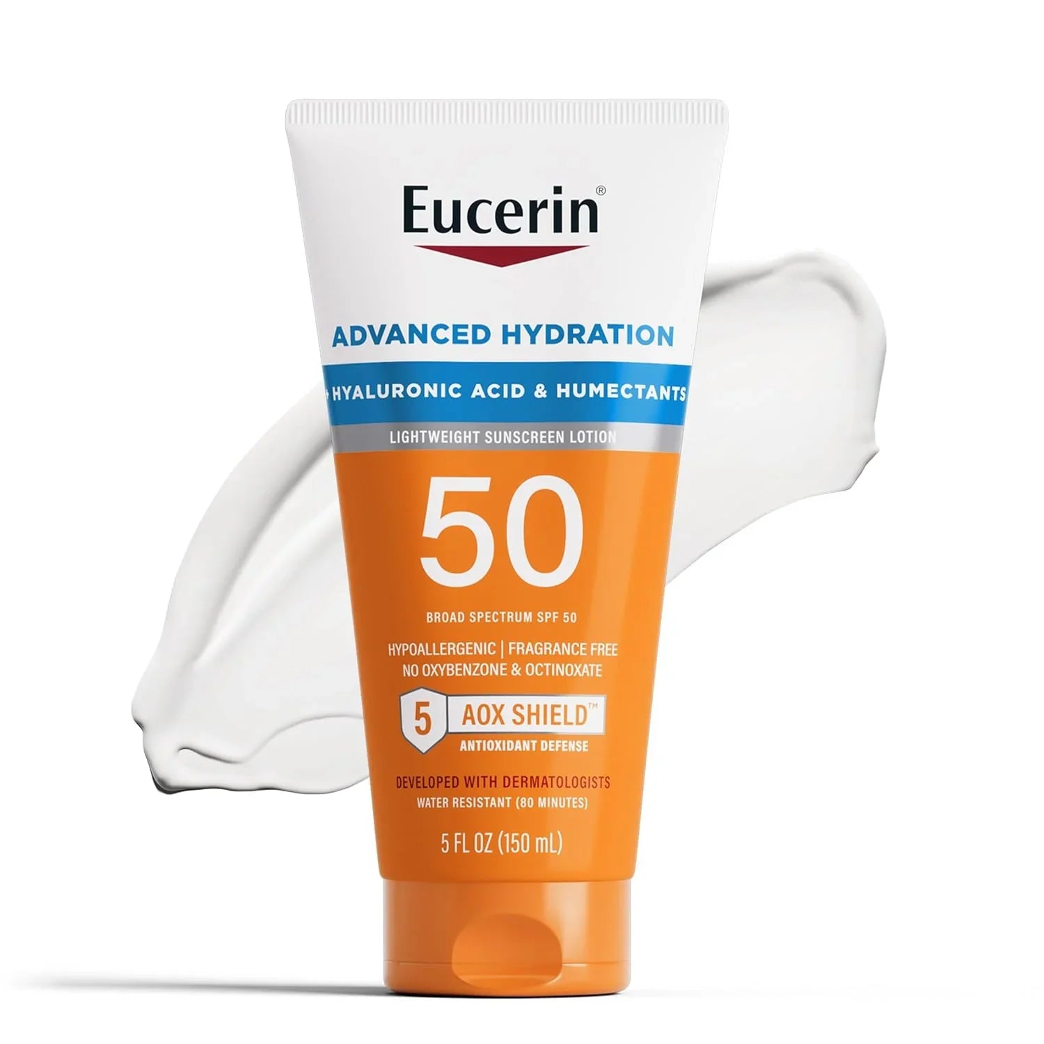 Eucerin Advanced Hydration SPF 50 Sunscreen Lotion