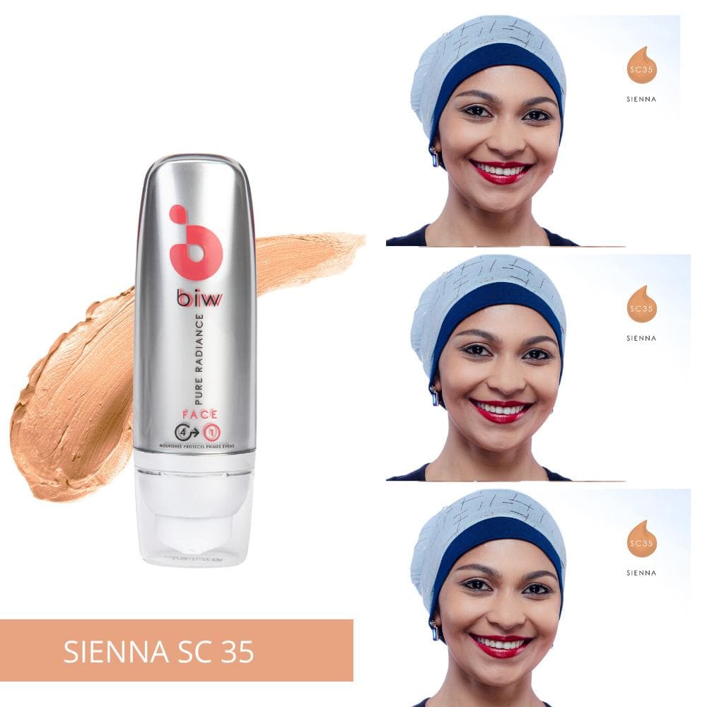 Biw Biw Pure Radiance 4 in 1 Face Cream 40ml – Sienna SC 35 (Fair to Light)
